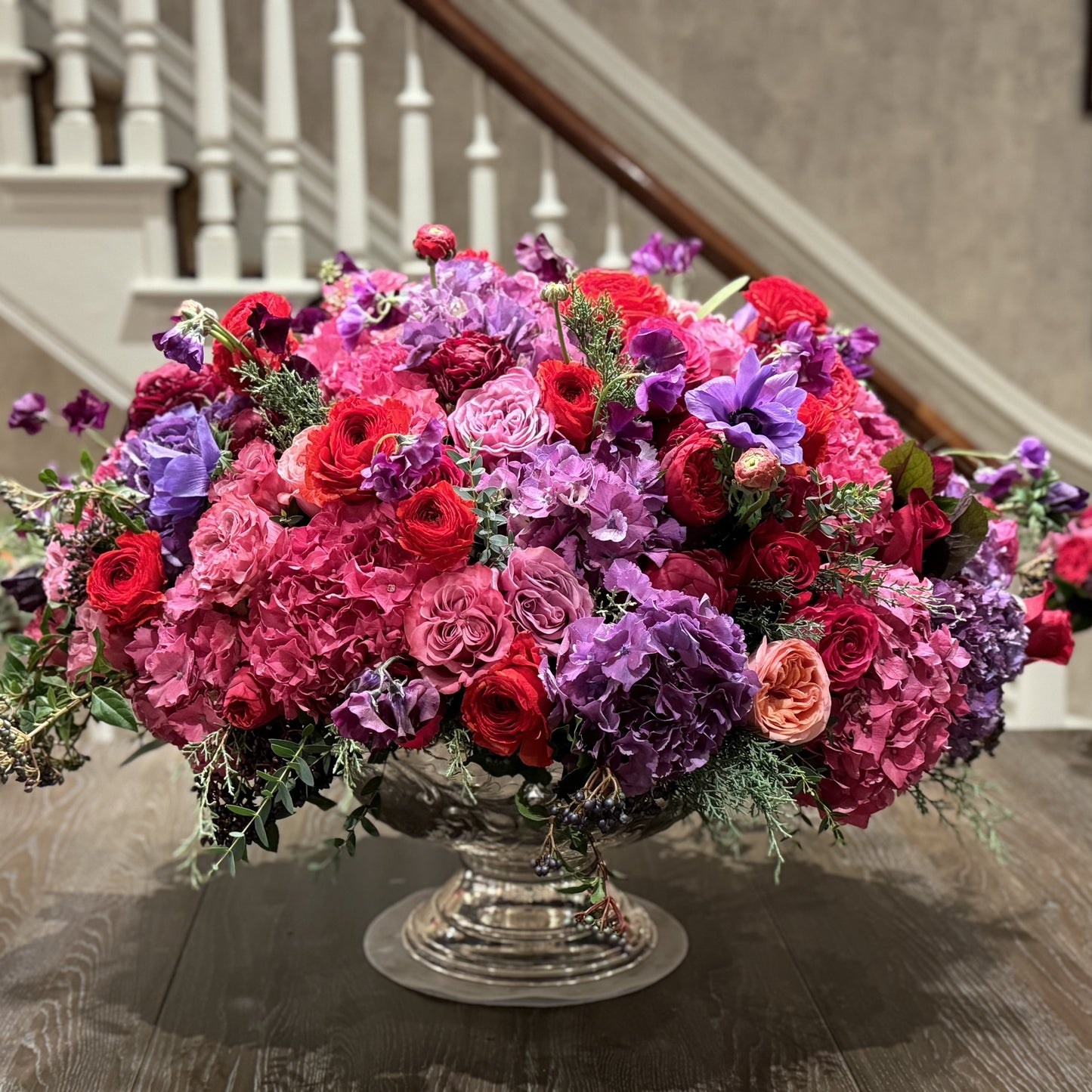 Corporate private events flower floral arrangement nyc luxury flowers