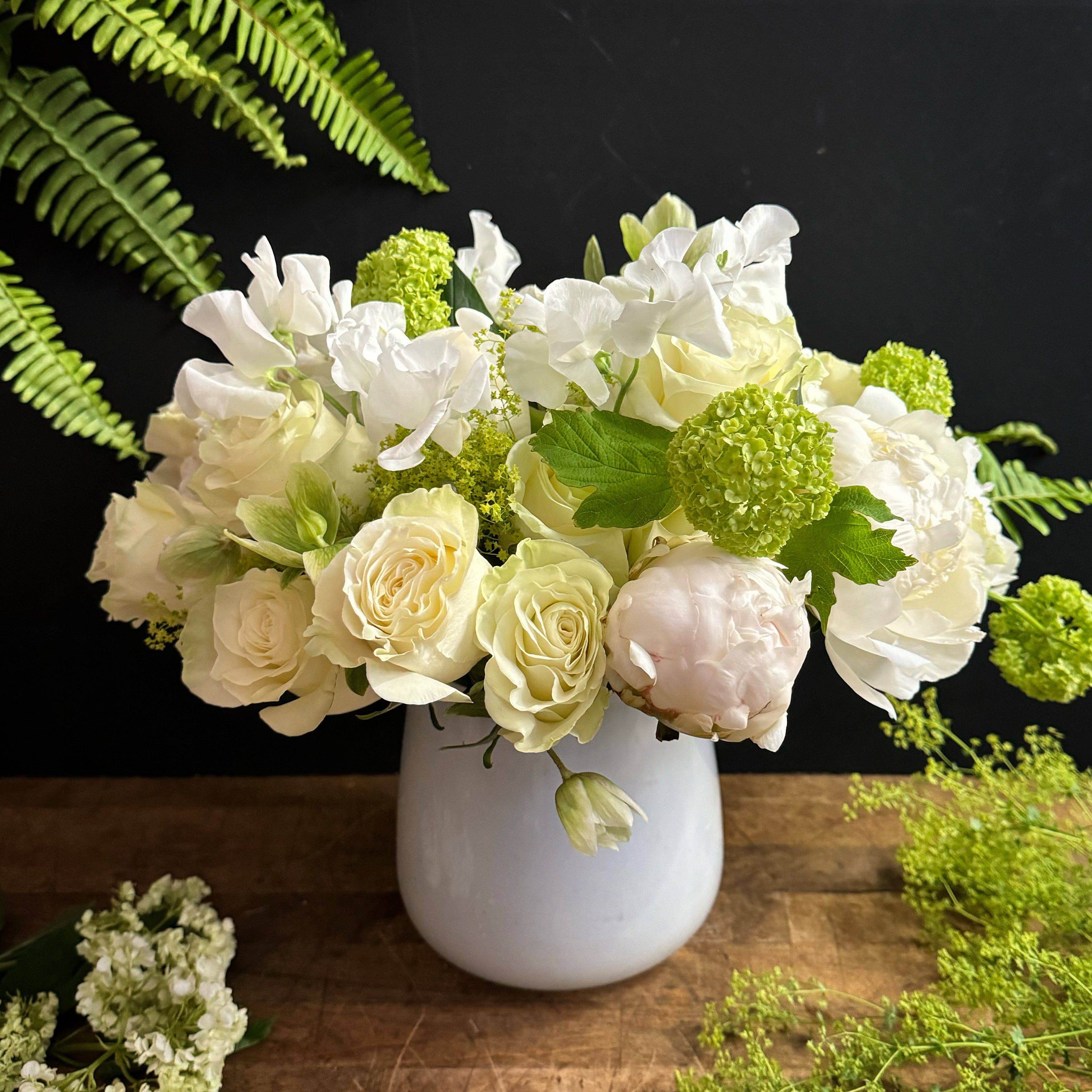 Crispy White | Anniversary Flowers NYC | Alaric
