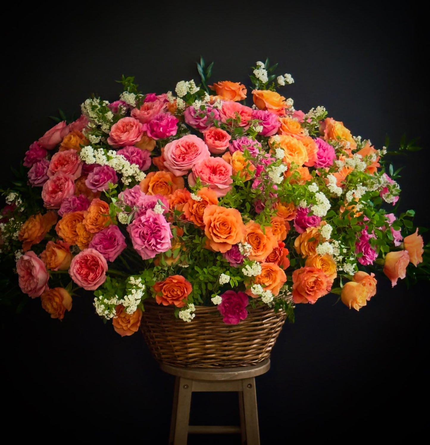 Hand-designed colorful Pride Month bouquet by Alaric Flower Design NYC