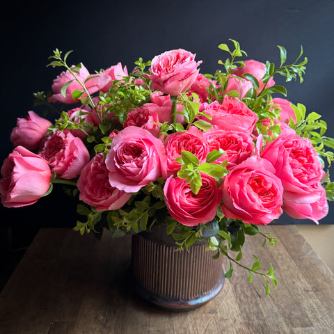 Luxury flower delivery nyc garden roses 